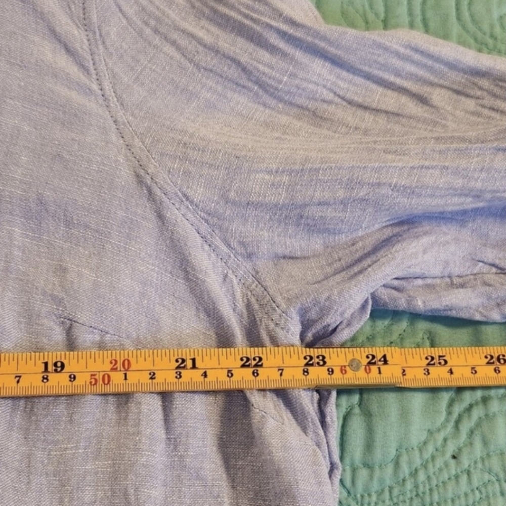 Tahari Linen Tunic - Picture 7 of 8